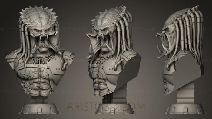 Busts of heroes and monsters (BUSTH_0293) 3D model for CNC machine
